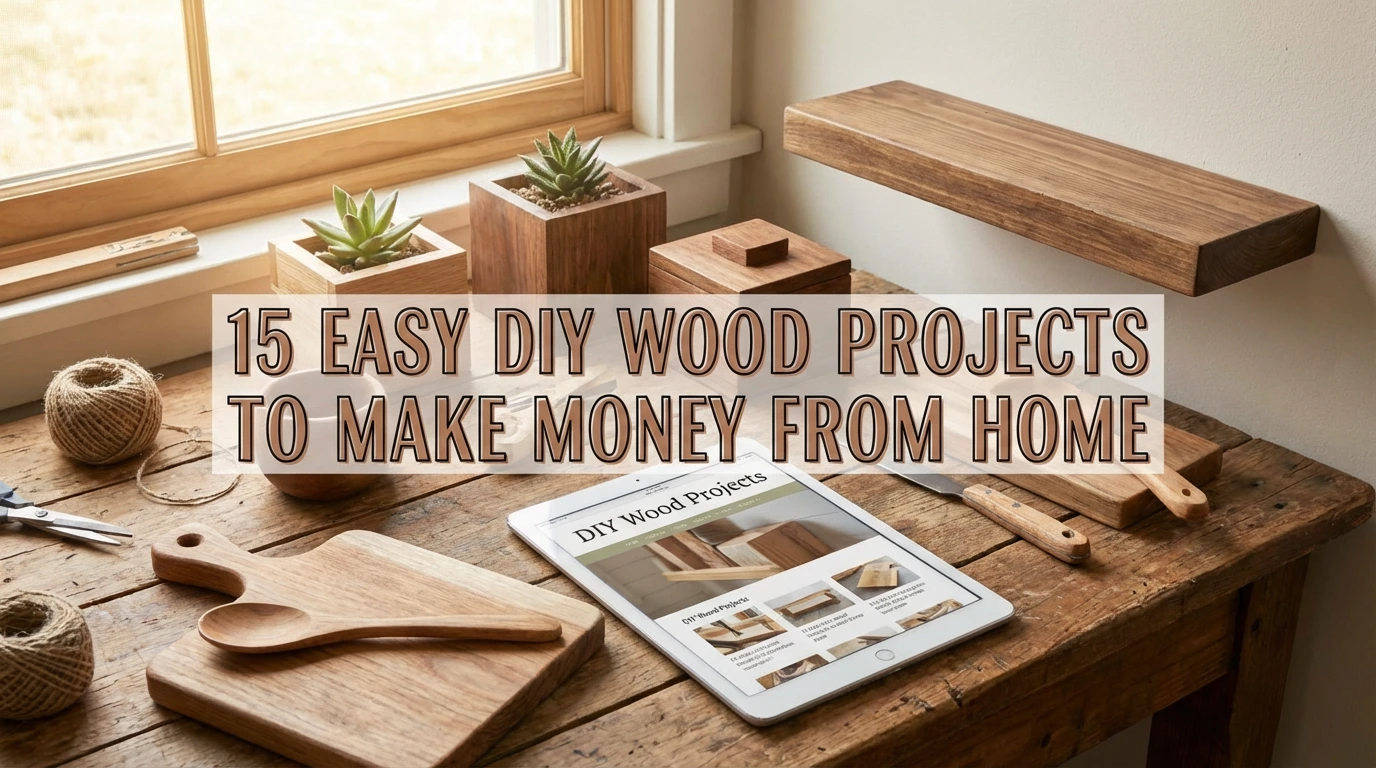 15 Easy DIY Wood Projects to Make Money From Home