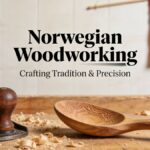 Norwegian woodworking tools and hand carved wooden spoon project for beginners