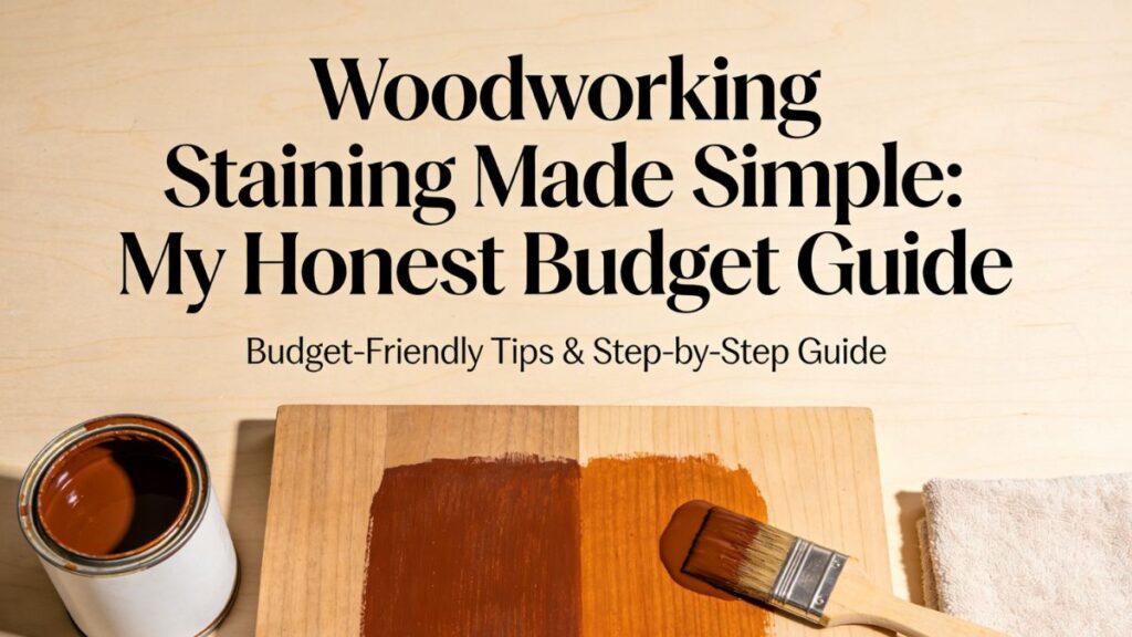 Woodworking Staining Made Simple: My Honest Budget Guide