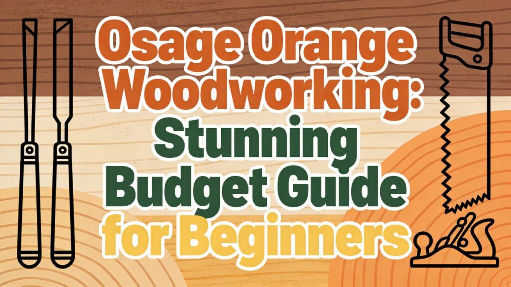 Osage Orange Woodworking: Stunning Budget Guide for Beginners
