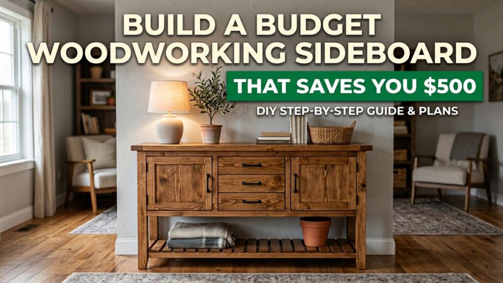 Build a Budget Woodworking Sideboard That Saves You $500