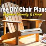 Woodworking Outdoor Chair Plans Free for Cheap DIY Beginners