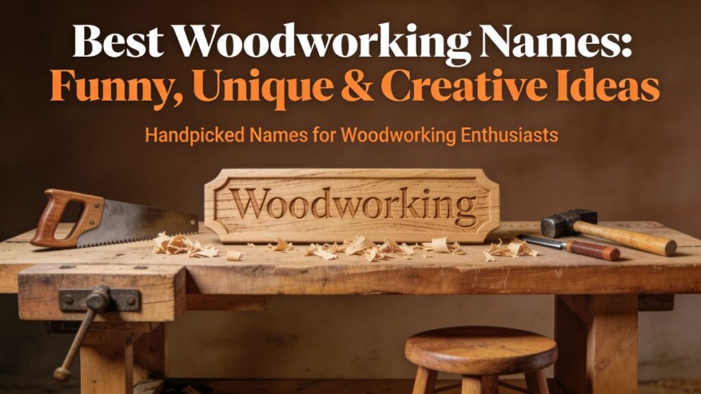 Best Woodworking Names: Funny, Unique & Creative Ideas