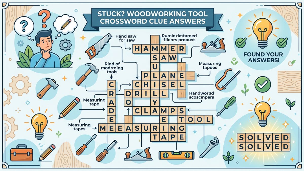 Woodworking Tool Crossword Clue Answers