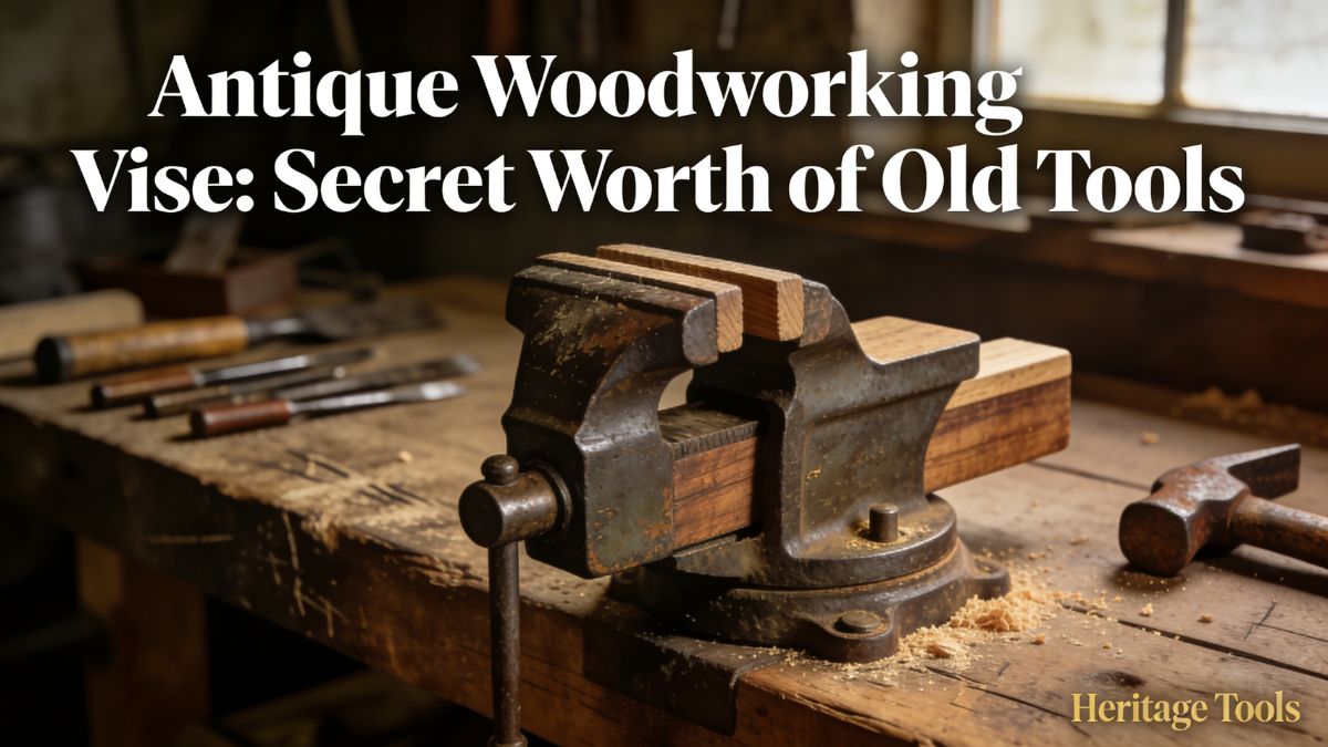 Antique Woodworking Vise: Secret Worth of Old Tools