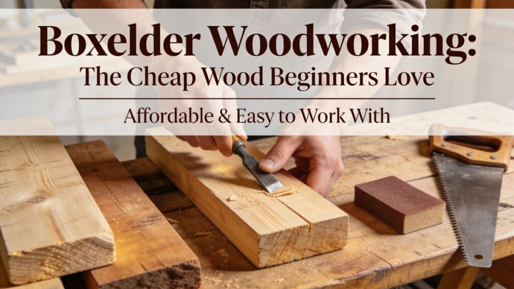Boxelder Woodworking: The Cheap Wood Beginners Love