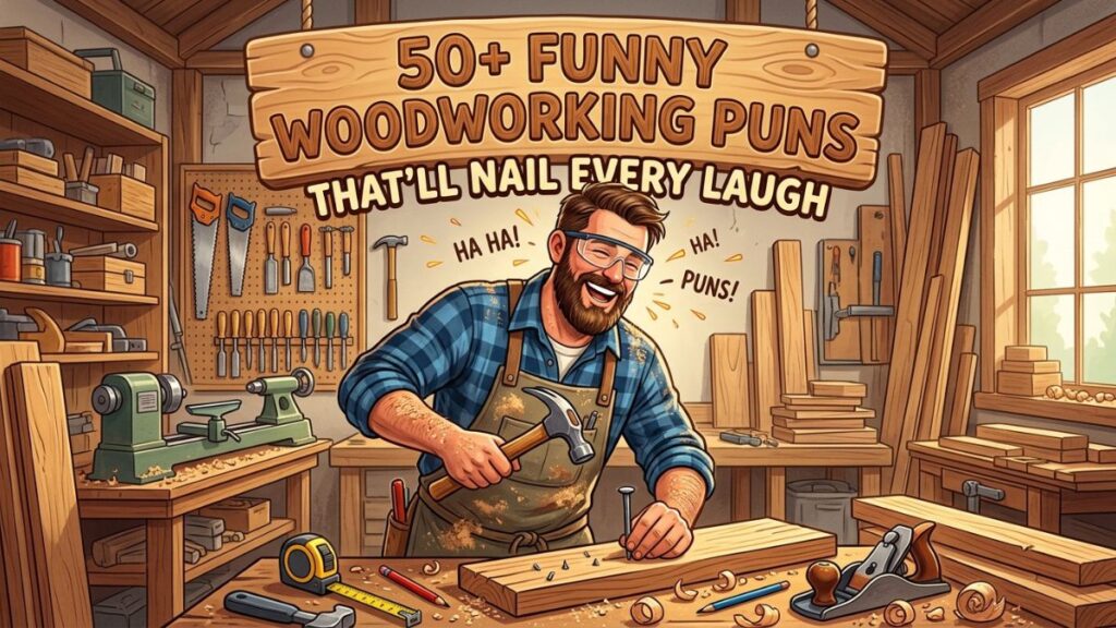 50+ Funny Woodworking Puns That'll Nail Every Laugh