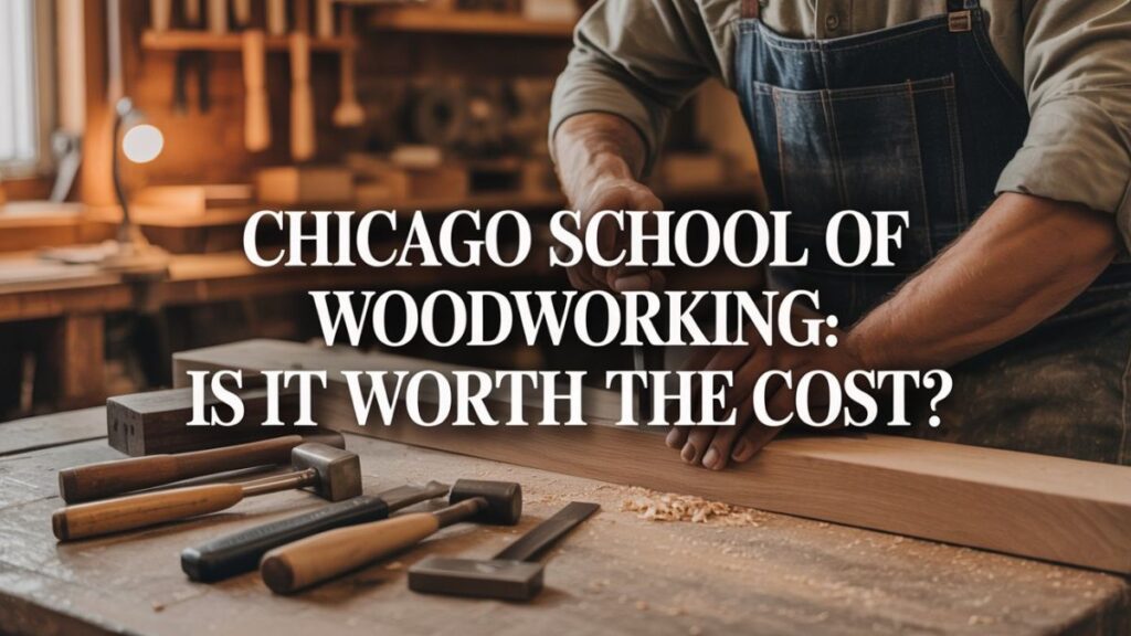 Chicago school of woodworking beginner classes review and cost guide for USA beginners