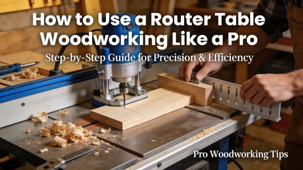 How to Use a Router Table Woodworking Like a Pro