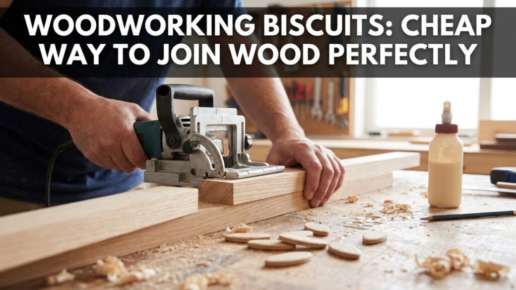 Woodworking biscuits and biscuit joiner tool for beginners budget DIY wood projects