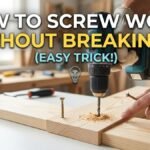 how to screw wood without breaking, pilot hole drilling for beginners