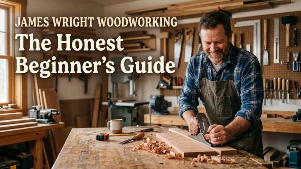 James Wright woodworking hand tool beginner guide on a budget