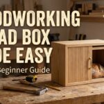 woodworking bread box diy build for beginners on workbench
